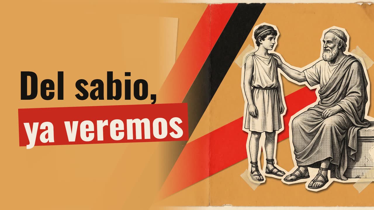 A ti y a mí, que no somos sabios: Panecio